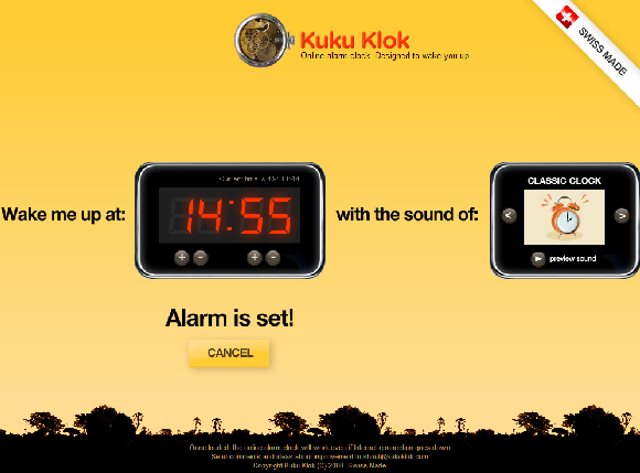 kukuklok - online alarmtimer