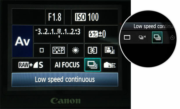 Drive Modes - DSLR