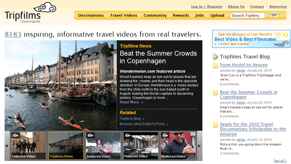 10 nettsteder for virtuell sightseeing med reisevideoer Travel02