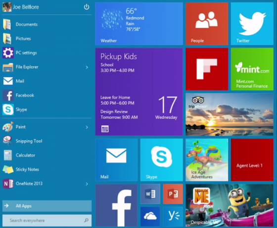 Startmeny for Windows 10