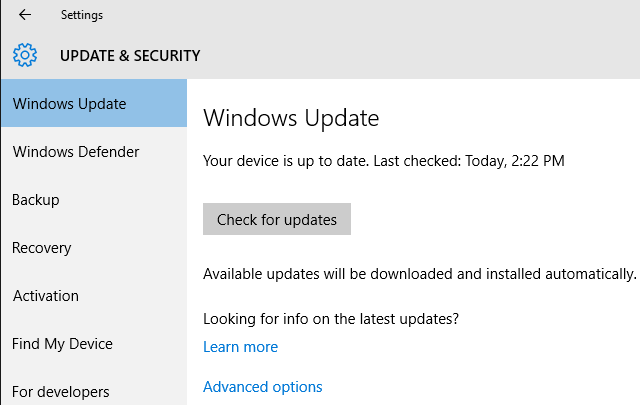 Windows 10 høstoppdatering