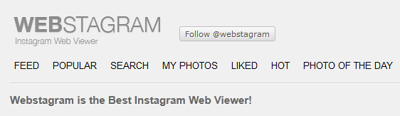 instagram webklient