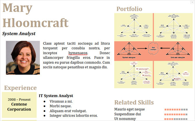 kronologisk CV-mal