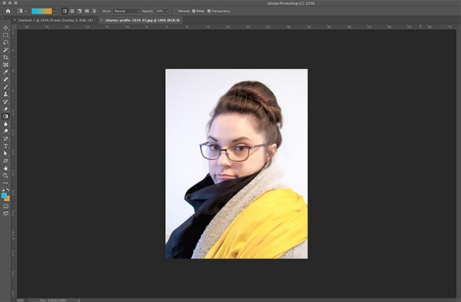 Hvordan lage digital fotoramme Photoshop Legg til bildet