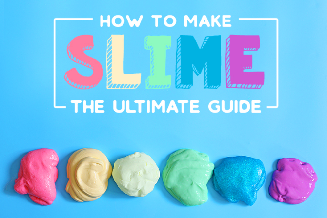 Lag fem forskjellige typer Slime hjemme med The Craft Patch's ultimate guide til DIY Slime 