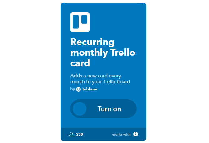 Den ultimate IFTTT-guiden: Bruk nettets kraftigste verktøy som et proff 60IFTTT gjentagendeTrelloCard