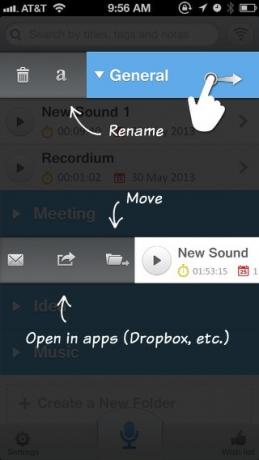 Recordium høydepunkter og kommenterer taleopptakene dine [iOS] Recordium 11