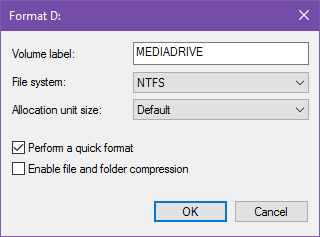 alternativer for windows diskformat