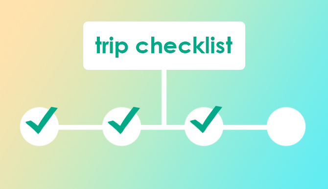 Lag en sjekkliste for gruppereisen din