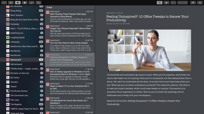 beste apps feedly mac readkit