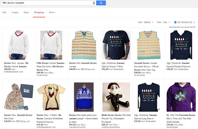 Femte doktorgenser - Google Shopping