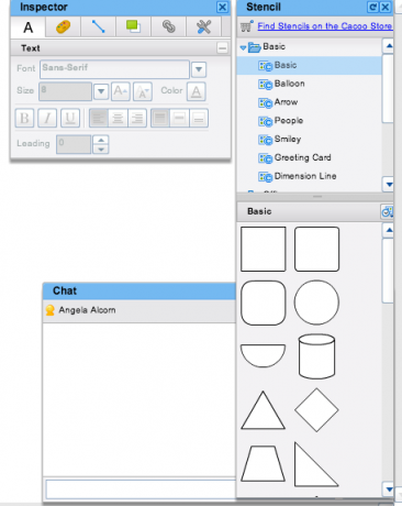 Lag flotte diagrammer ved hjelp av Cacoo- og Google Drive Cacoo-menyer