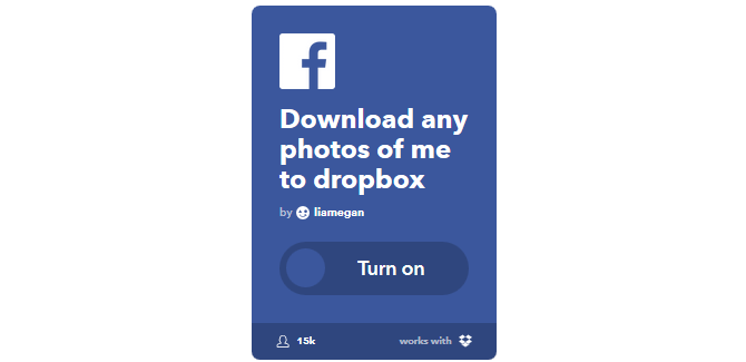 Den ultimate IFTTT-guiden: Bruk nettets kraftigste verktøy som en profesjonell 31IFTTT FBTaggedPhotosToDropbox