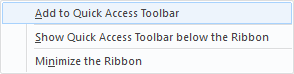 Windows 10 File Explorer Legg til i Quick Access Toolbar