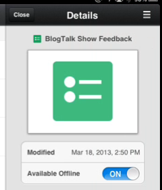google dokumenter ipad app