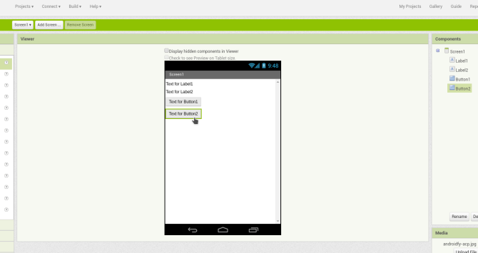 android lag appoppfinner skjerm1-widgeter