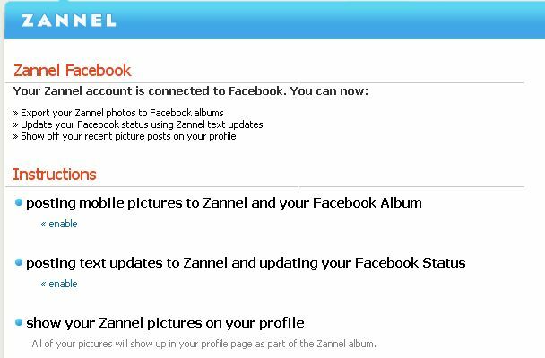 Slik sender du e-post til bilder fra din mobil til Facebook-konto zannel setup3