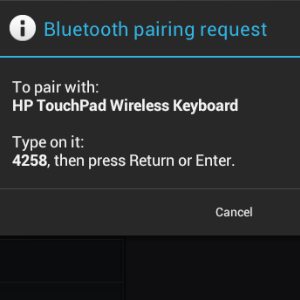 hp touchpad tastatur