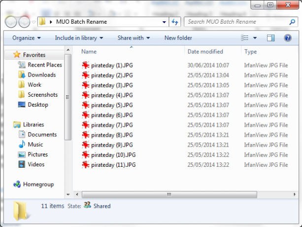 Windows Batch Rename File Explorer er fullført