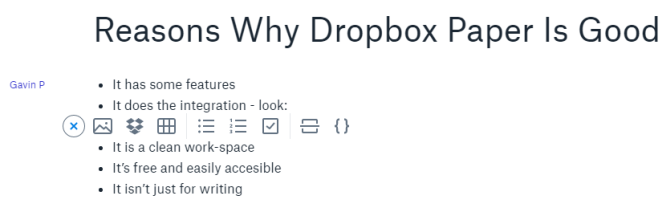 Hvordan Dropbox Paper tar på Google Docs og Office Online Dropbox Paper Document Writing Funksjoner med integrasjon