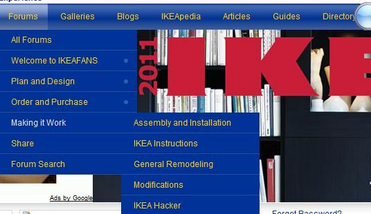 instruksjoner for ikea-produkter