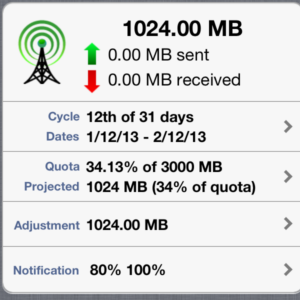 Bruk Data Master til å følge med på din iPhone's datanvendelse [iOS, gratis i en begrenset periode] 2013 01 23 10