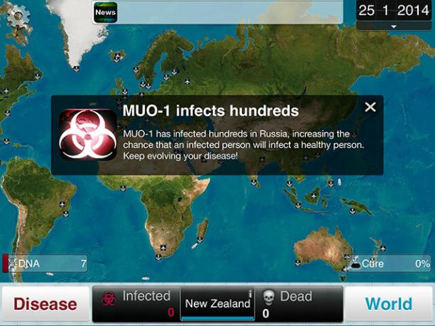 Pick A Disease & Wipe Out Humanity in Plague Inc. infisere