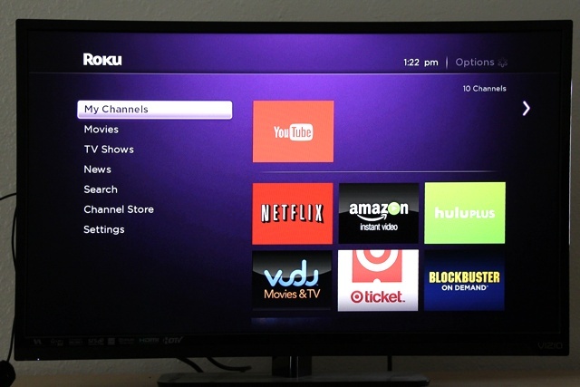 roku streaming stick gjennomgang grensesnitt apps