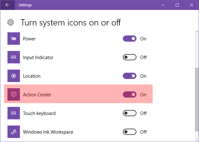 windows-10-system-ikoner-innstillinger