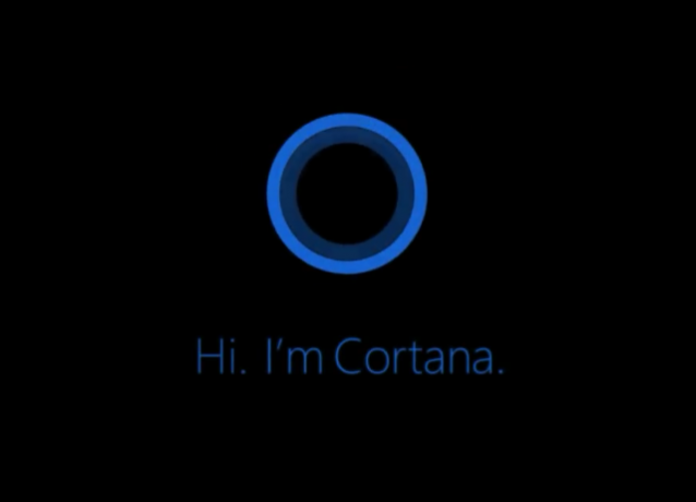 Cortana-skjermbilde