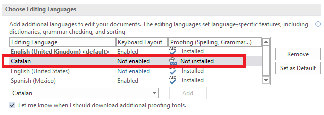 Hvordan stave og grammatikk sjekke i Microsoft Word ms ordordbok nytt språk