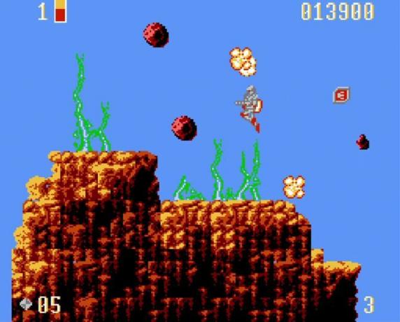 Super Turrican kjører på en NES-emulator på Steam Link