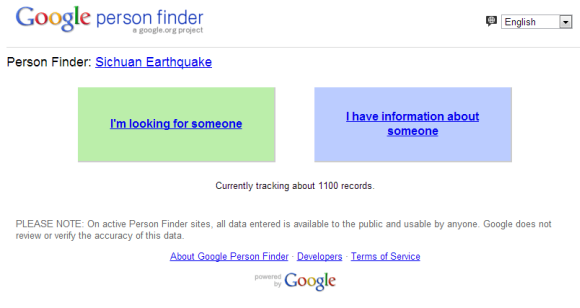 Hvordan bruke Google Person Finder til å finne elskede etter en katastrofe googlepersonfinder2