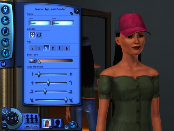 Create-a-Sim i The Sims 3