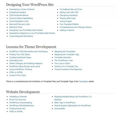 Lær å kode: 10 gratis og fantastiske online ressurser for å finpusse ferdighetene dine WordPress Codex-liste