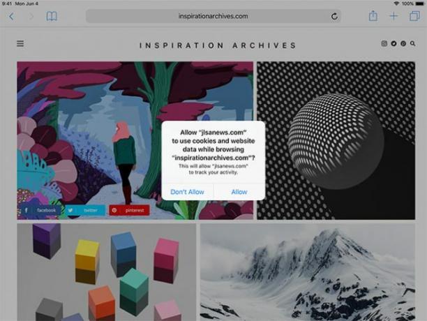 iOS 12 Safari-informasjonskapsler
