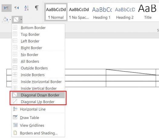 3 Microsoft Word formaterer triks du virkelig skal kjenne Word Diagonal Border