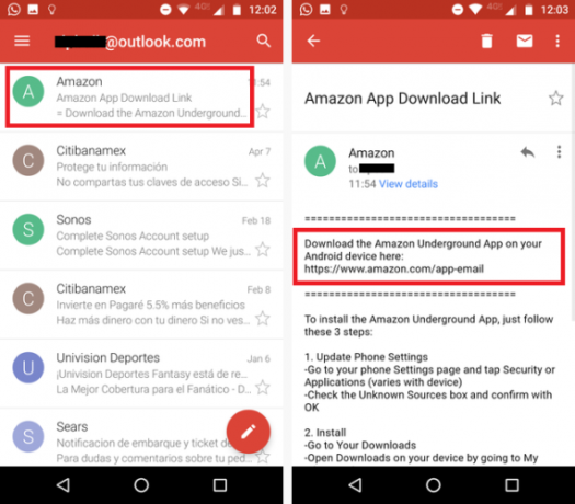 Google Play vs. Amazon Appstore: Hvilken er bedre? appstore apk e-post 571x500