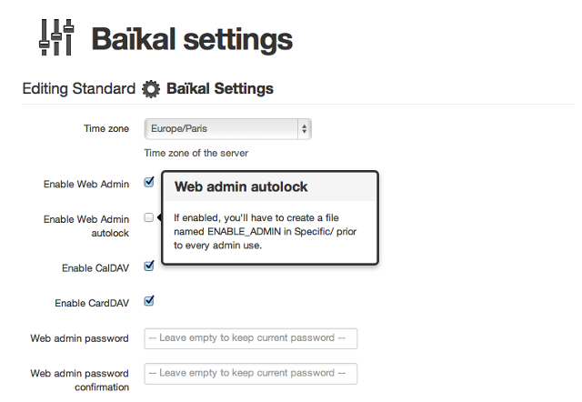 sync-linux-kalendere-Baikal-oppsett