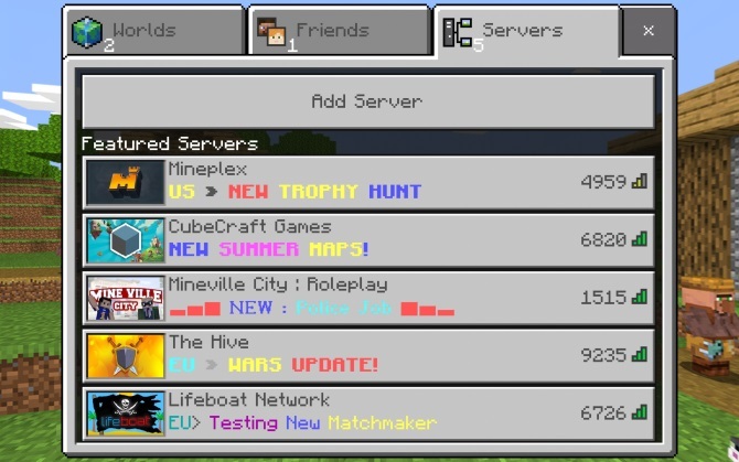 Offentlige servere kan ha barn som beskytter problemer på Minecraft