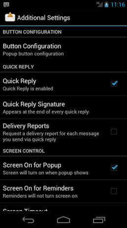 sms popup-app for Android,