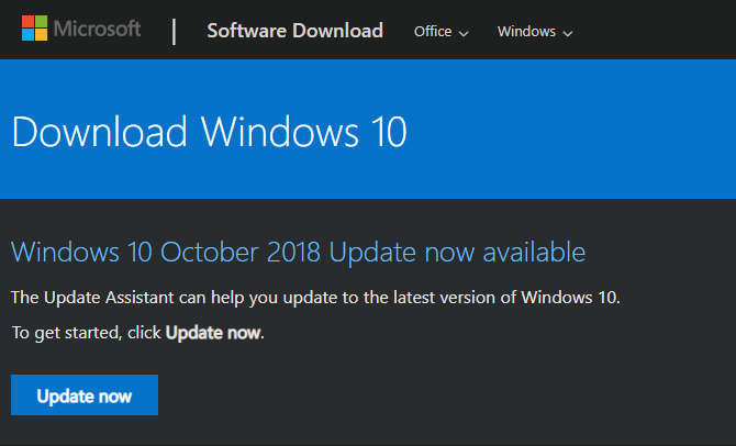 Windows 10 Last ned siste versjon