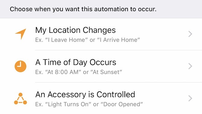 Apple HomeKit automatiseringseksempler