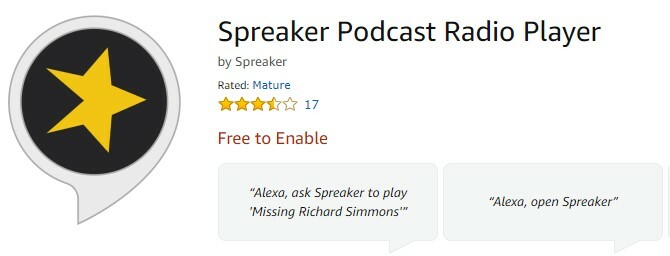 Spreaker for amazon ekkopodcast