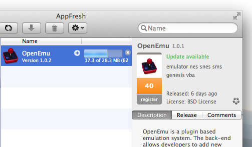 appfresh-oppdatering