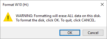 Slik formaterer du en USB-stasjon og hvorfor du trenger å formatere USB-stasjonsadvarsel