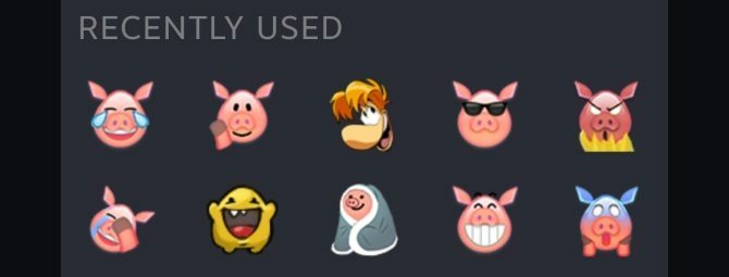 Uenighet vs. Steam Chat - emojis