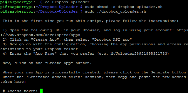 dropbox for raspberry pi-apper