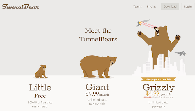 Din guide til International Web TunnelBear-skjermbilde 670x381