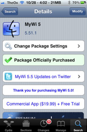 mywi tethering